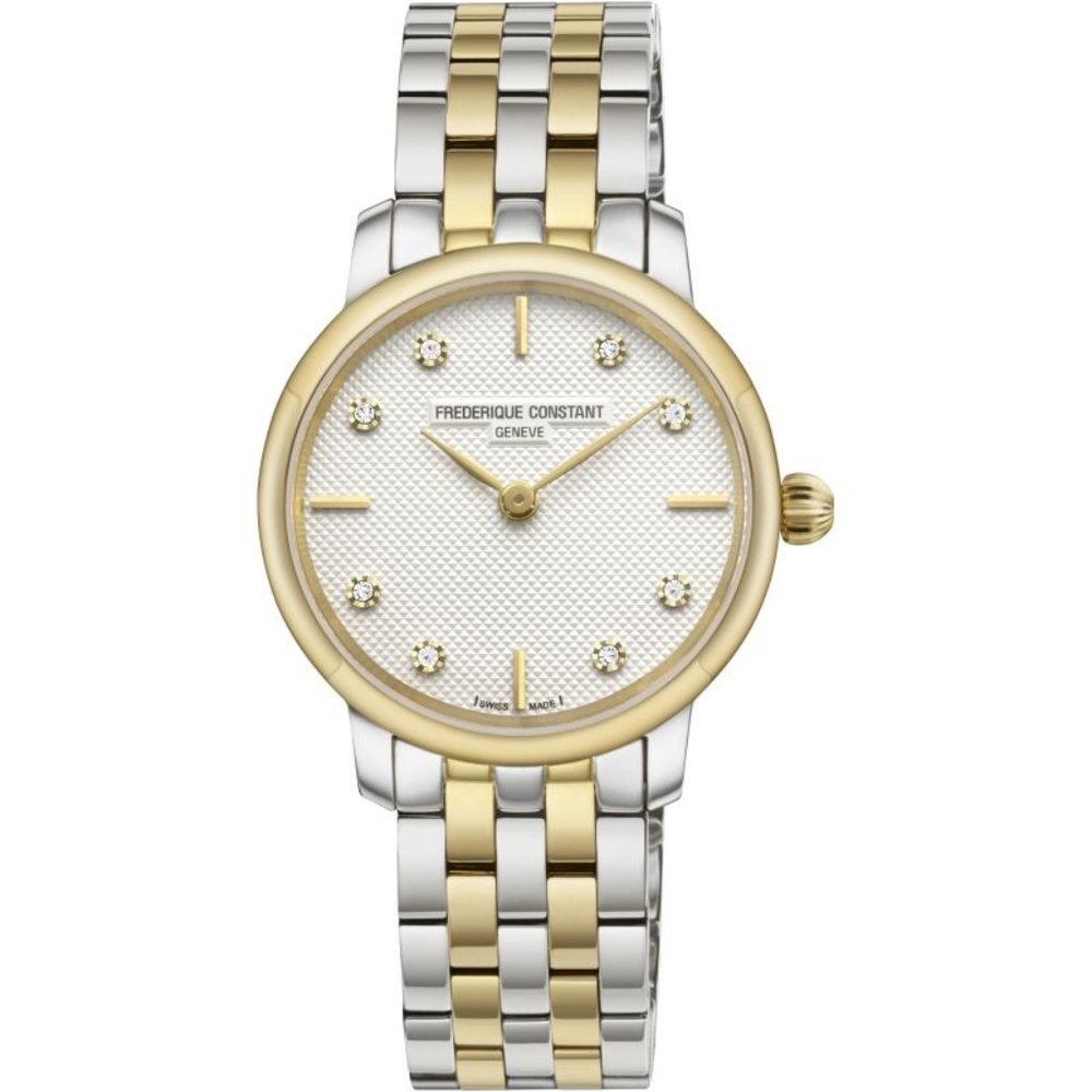 Frederique Constant Diamond Two Tone 25mm Ladies Watch